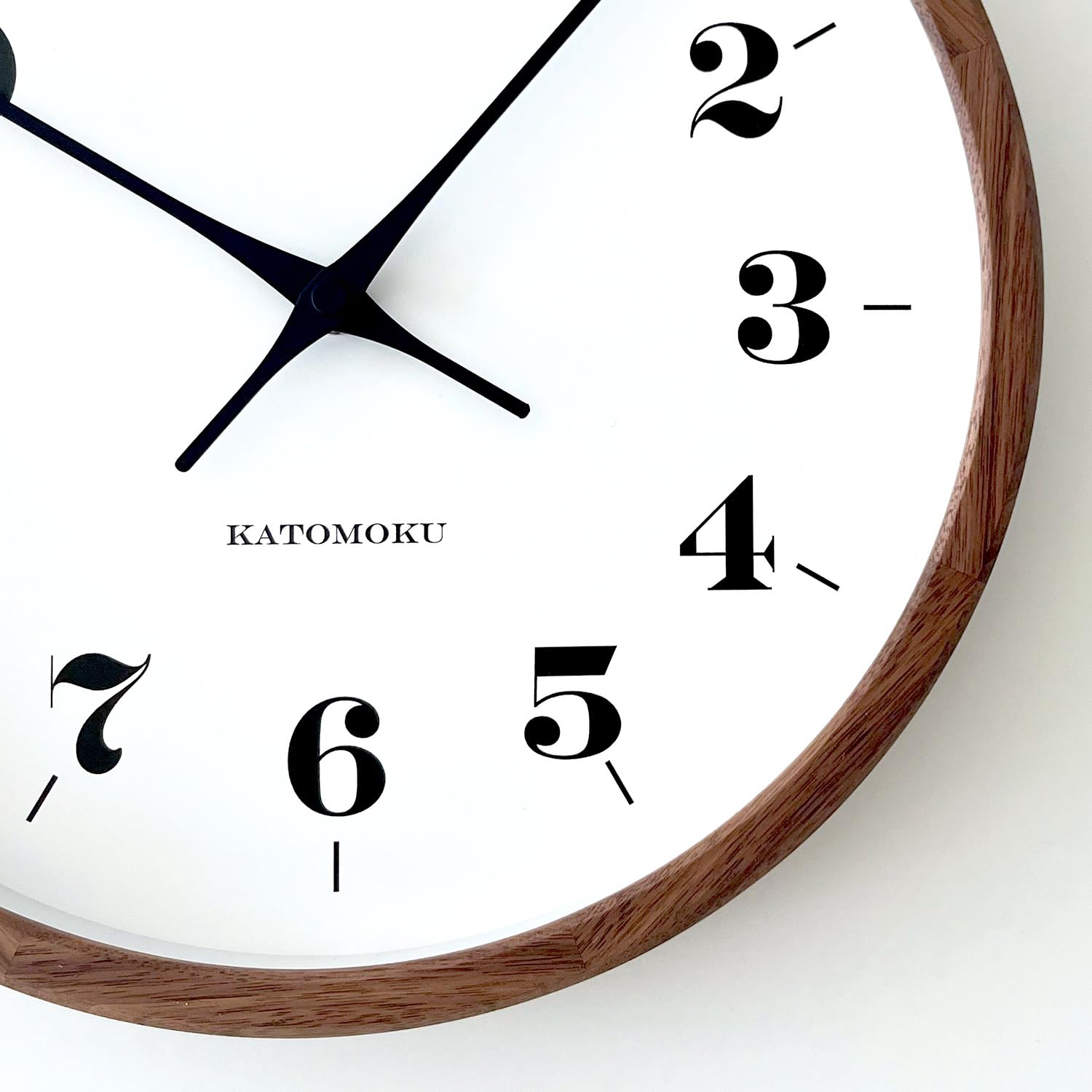 Amazon.co.jp: KATOMOKU muku clock 12 ウォールナット km-98WA